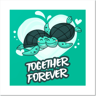 Together Forever | Turtles Posters and Art